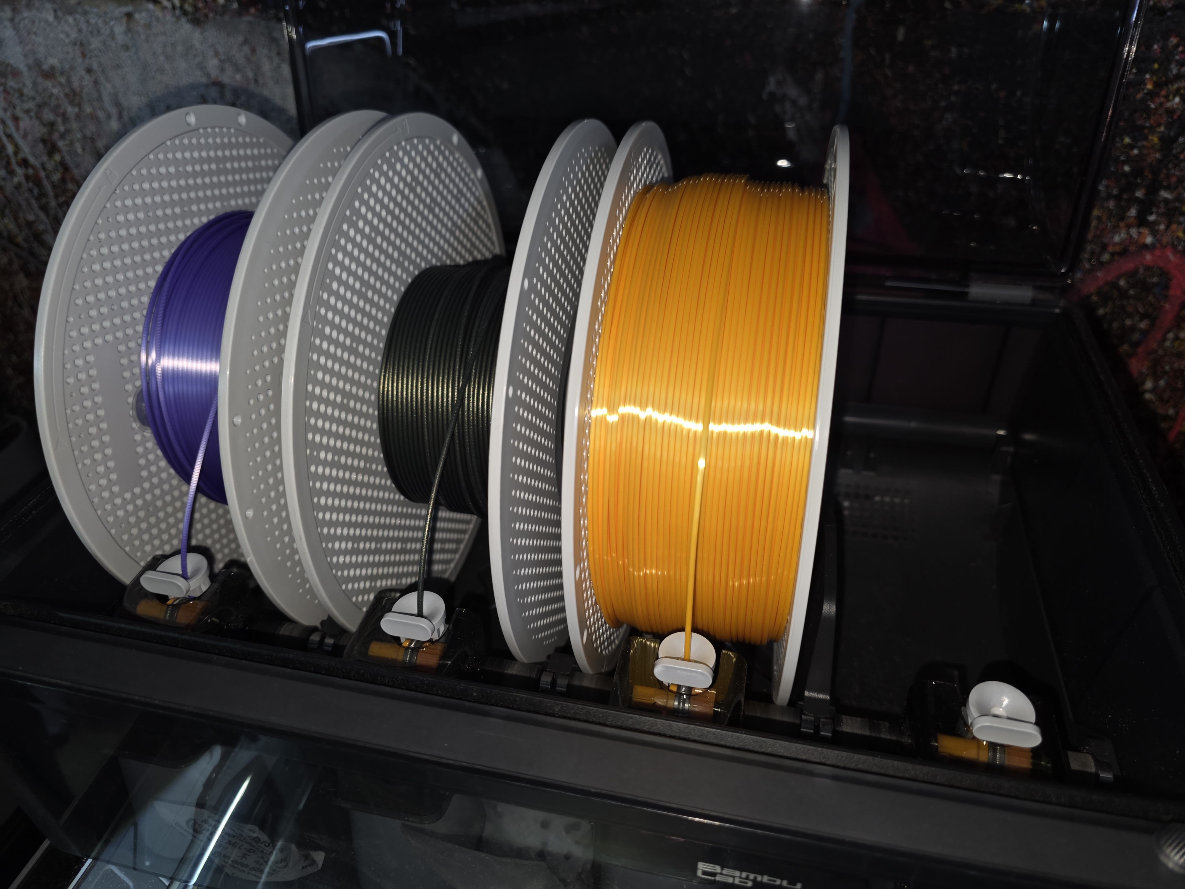 AMS 2 Pro loaded with spools