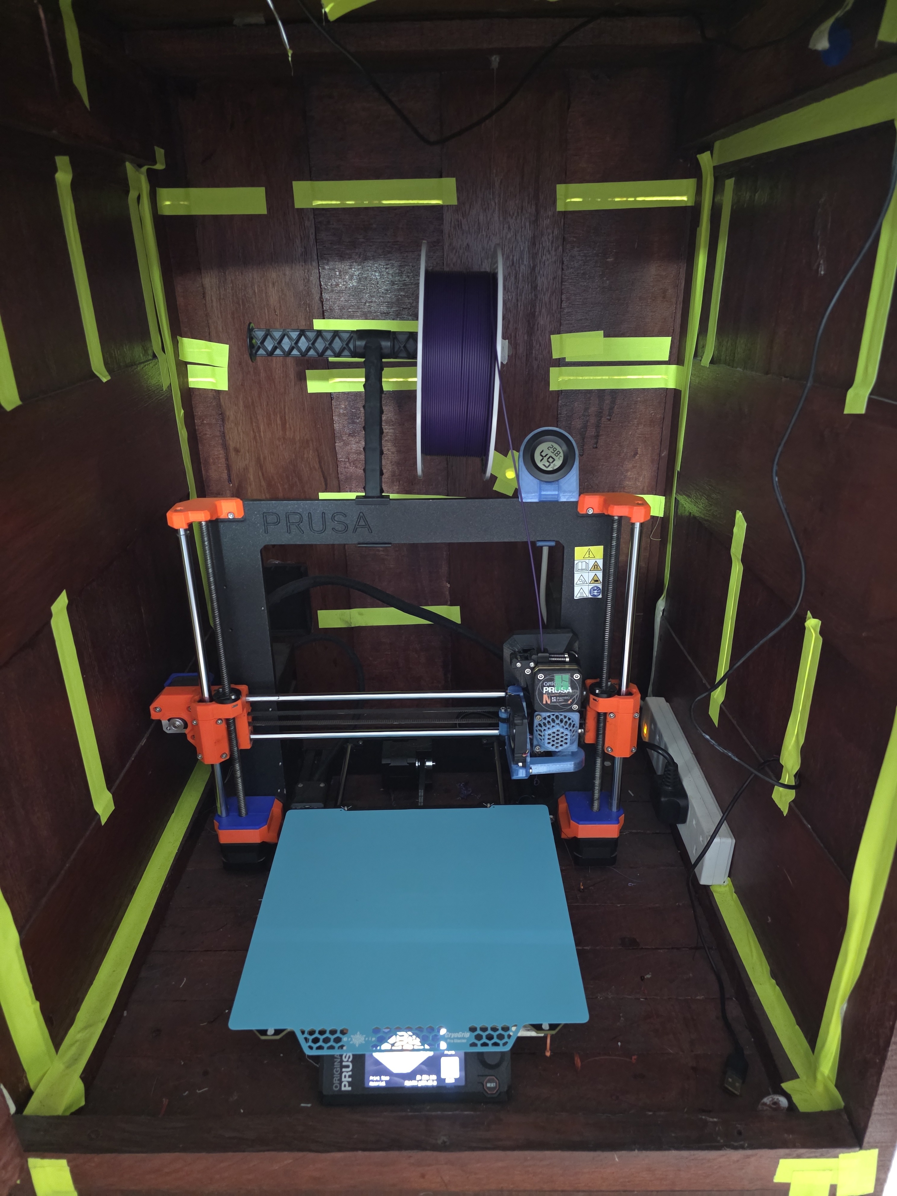 Clean and tidy Prusa MK4 ready to print
