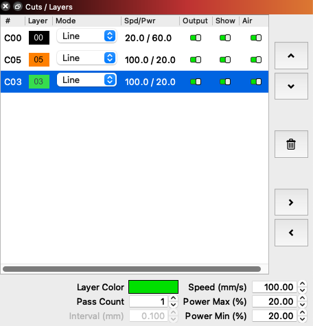 Layers in lightburn